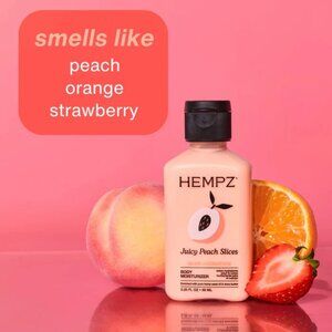 Hempz Travel-Size Juicy Peach Slices Moisturizing Body Lotion 2.25 oz
